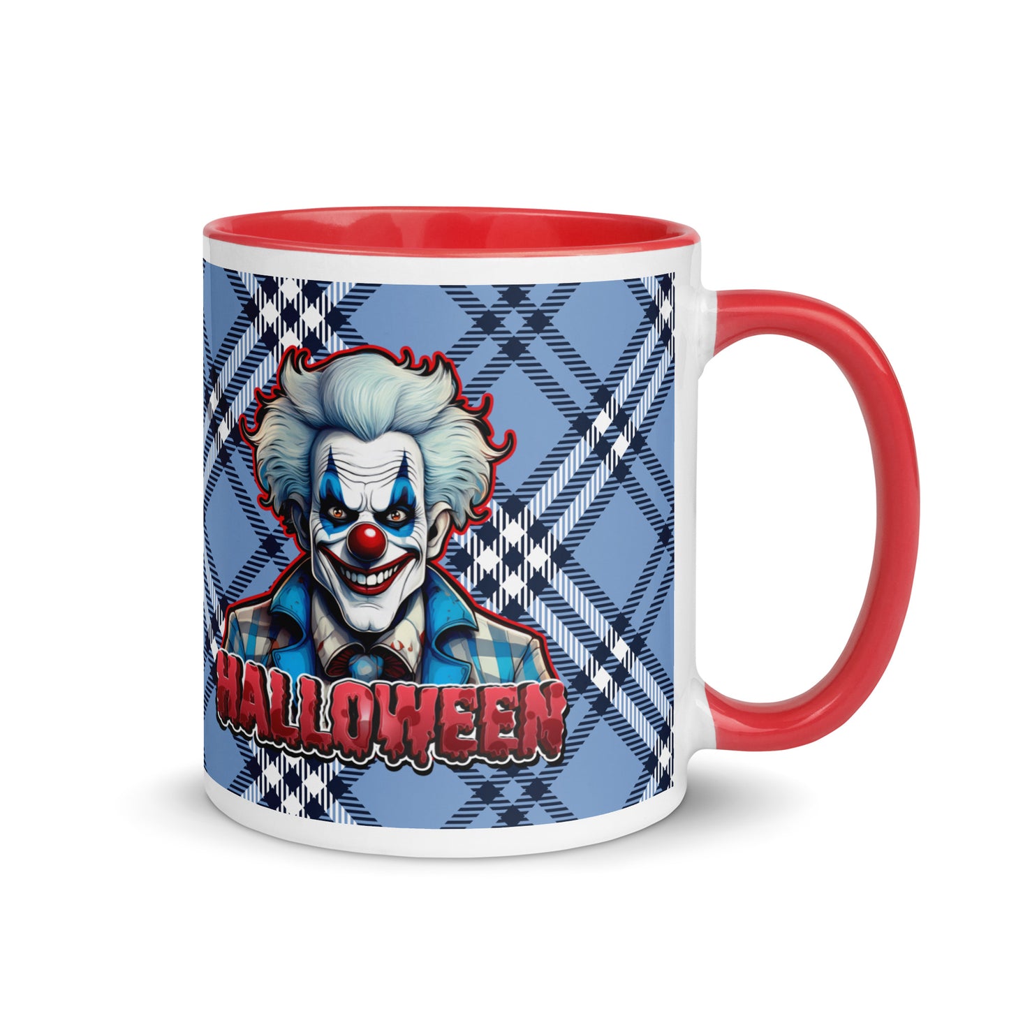 Halloween Creepy Clown Mug with Color Inside