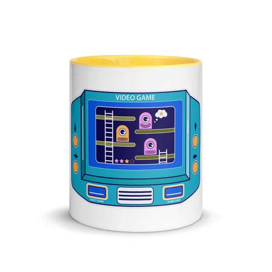 Video Game - Monster Attack Mug with Color Inside