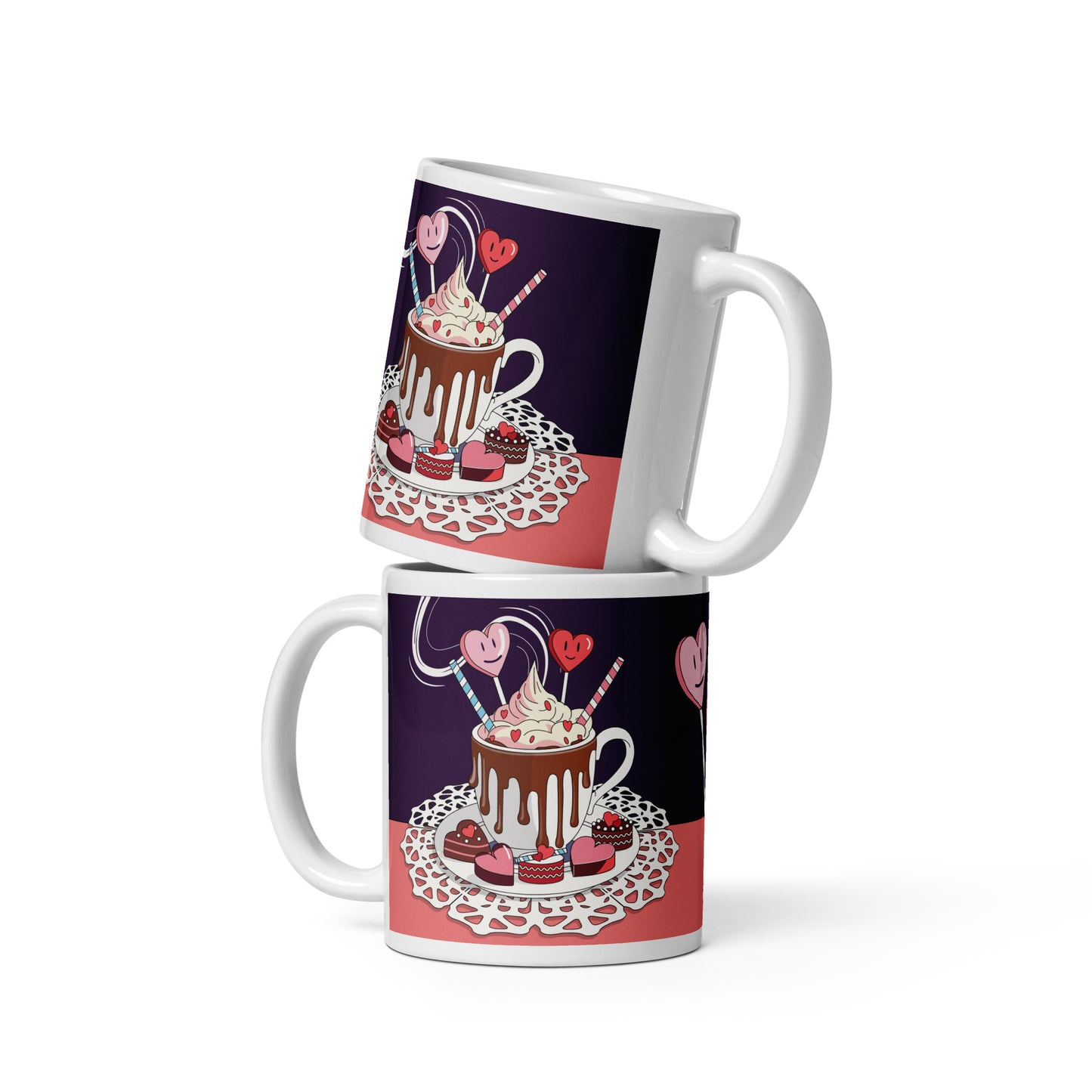 A cozy cup of love glossy mug - 11 oz