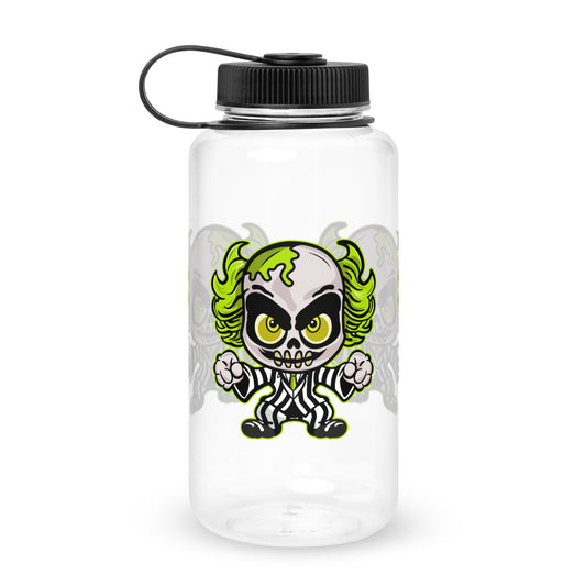 Beetlejuice Cute Character wide mouth plastic water bottle