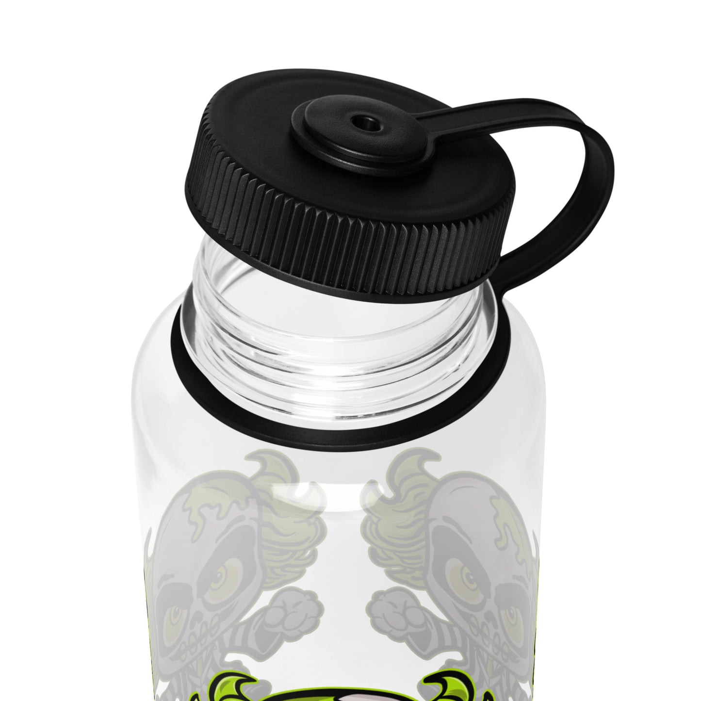 Beetlejuice Cute Character wide mouth plastic water bottle