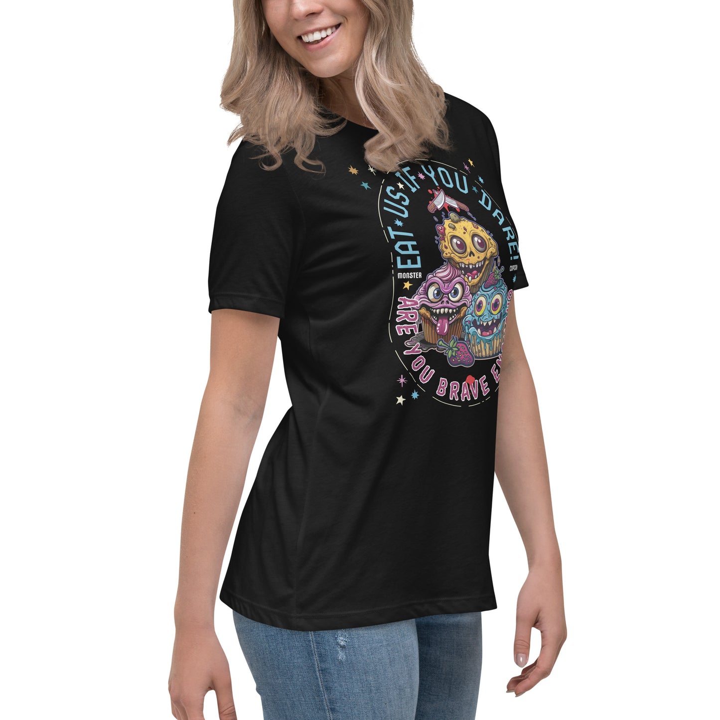 Eat us if you dare Women's Relaxed T-Shirt